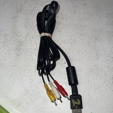 Genuine Official OEM RCA AV Sony Playstation 1 2 3 PS1 PS2 PS3 Audio Video Cable
