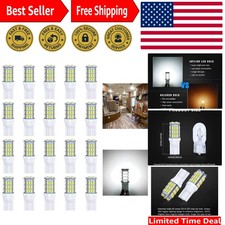 Universal Fit 20-Pack LED Bulbs: 12V 500LM for Various Vehicle Applications
