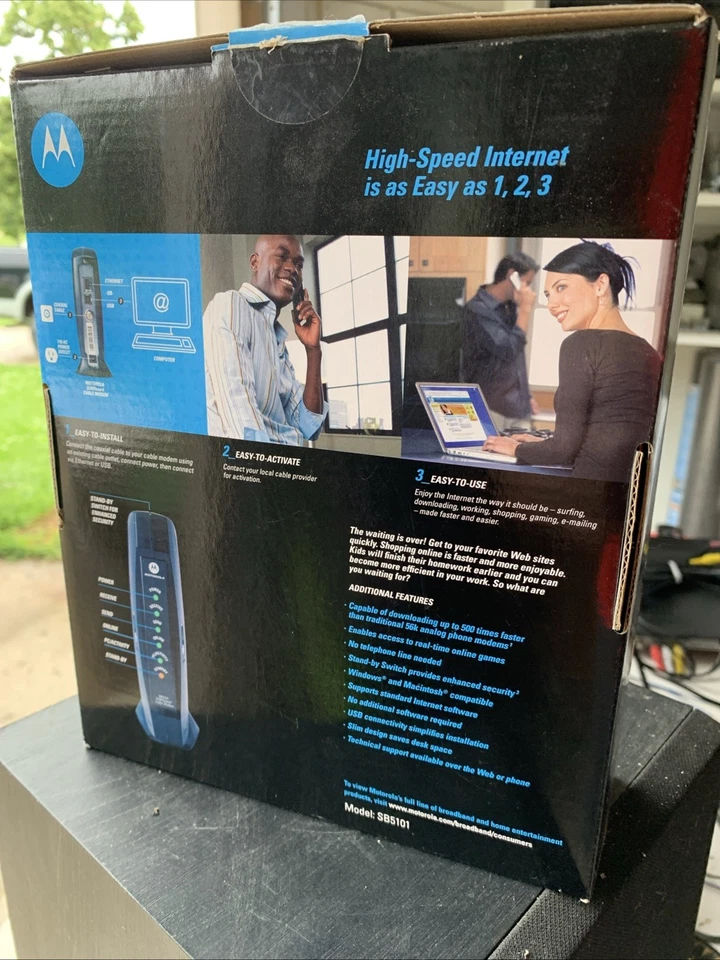 Cable módem Motorola SURFboard SB5101  Foto 2 de 4