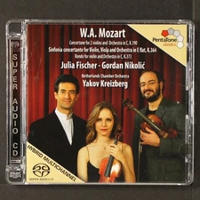 JULIA FISCHER, GORDAN NIKOLIC ETC.: mozart: sinfonia concertante for violin CD
