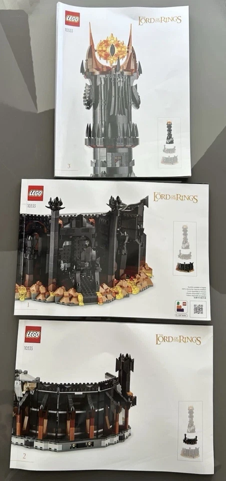 Lego Icons Lord Of The Rings 10333 Barad-Dur - Complete build Without Minifigs, photo 3 of 5