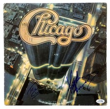 Chicago Signed X2 Autographed Framed Album LP ACOA