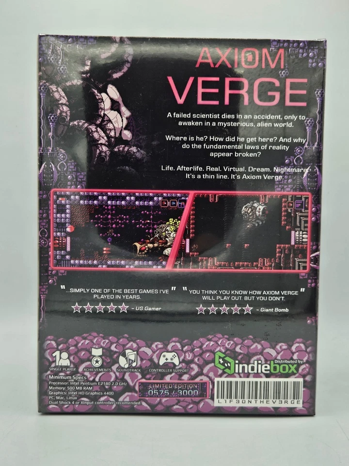 Axiom Verge (Indiebox) PC Game Limited Edition - New&Sealed - 575/3000 - Image 3 of 4