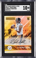 2017 PANINI ROOKIES & STARS #203 R. JOSHUA DOBBS SGC 10 GM