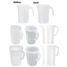 Plastic Measuring Mixing Jug with Handle Water Jug Juice Pitcher for Juice Tea