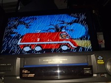 VTG Panasonic VHS Blue Line VCR PV-V4620 4-Head Hi-Fi Stereo No Remote AV Cables