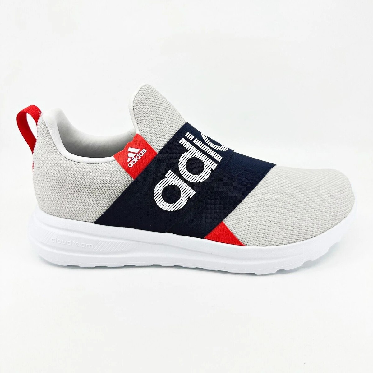 Adidas Lite Racer Adapt 6.0 White Navy Mens Running Shoes IF7348