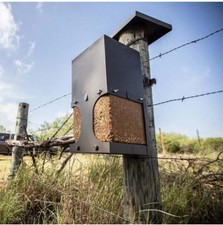 - EZ Block Deer Wildlife and Farm Animal Feeder - Holds Salt Mineral Wormer &