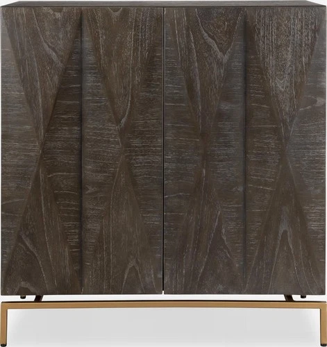 Uttermost 24596 Marico 32"W 2 Door MDF Cabinet - Natural - Picture 5 of 5