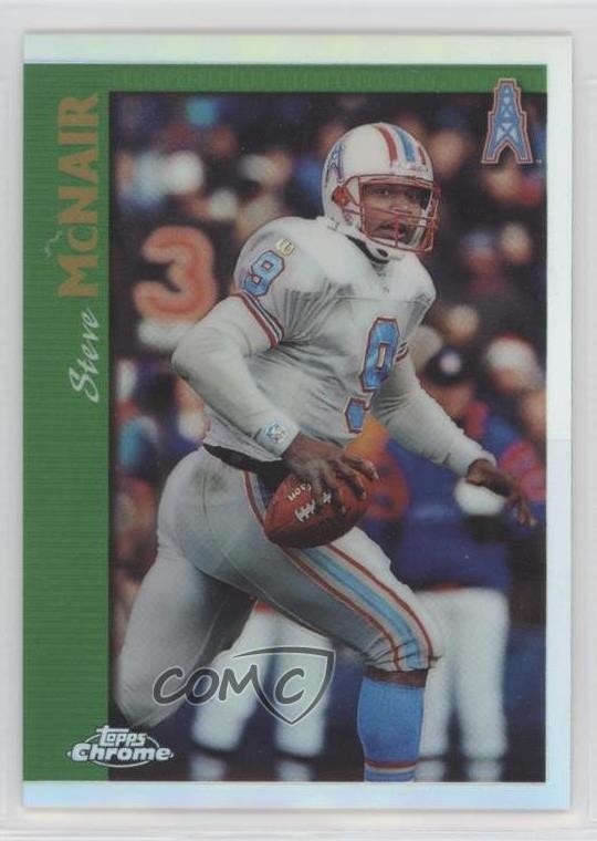 1997 Topps Chrome Refractor Steve McNair #101 h8k