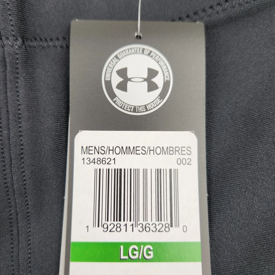 Under Armour Mens Compression Shorts L TG EG Black Athletic Performance - Image 3 of 4