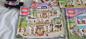 3 Lego Sets, 41101 Grand Hotel, 41232 DC Super Hero HS, 41314 Stephanie's House