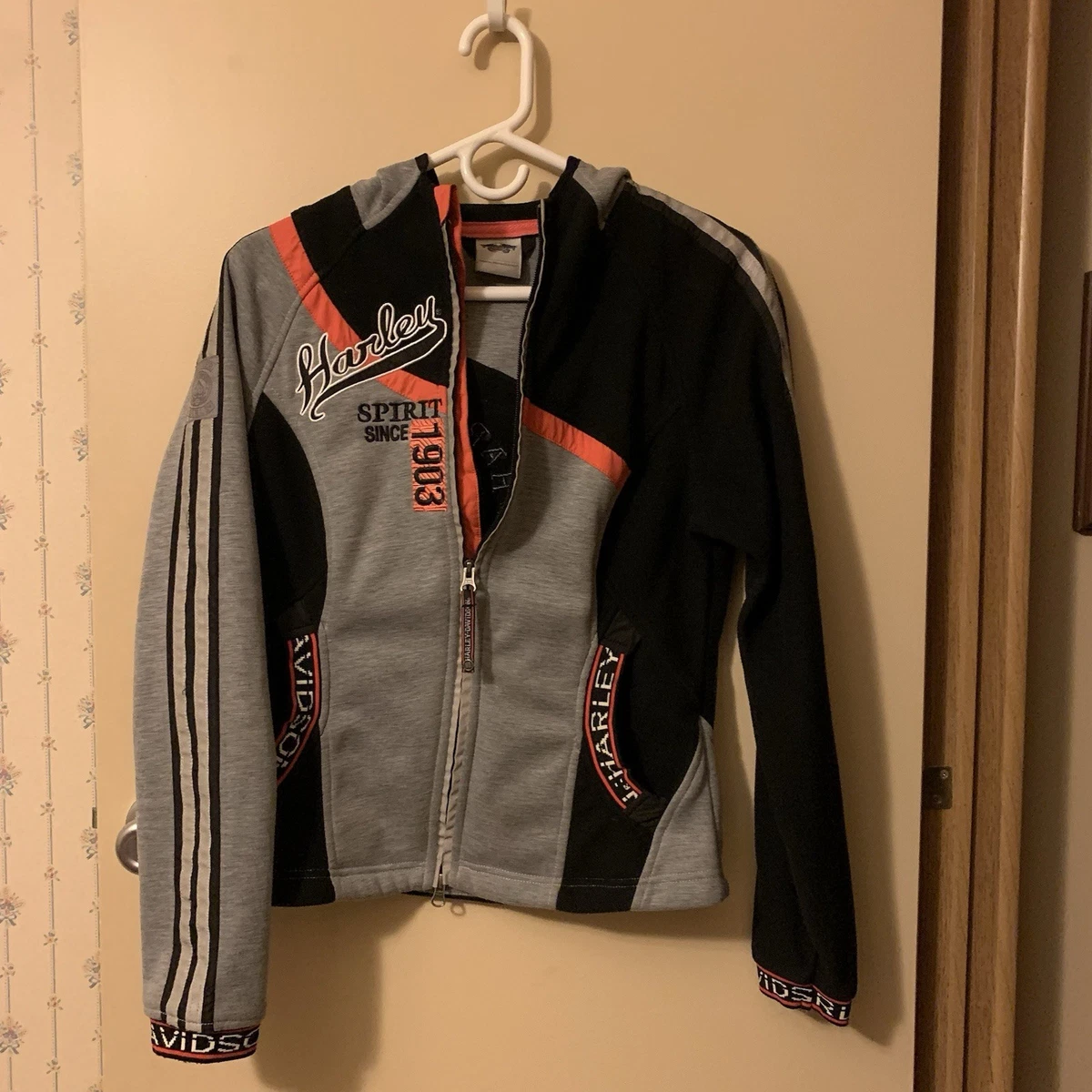 harley davidson zipper hoodie products for sale | eBay