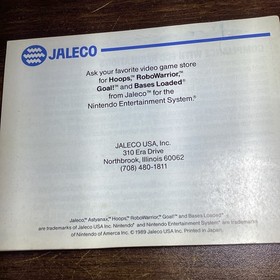 Astyanax  NES MANUAL ONLY Authentic Original Nintendo Vintage