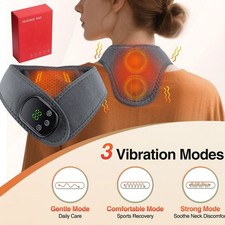 Electric Heated Scarf USB Rechargeable Neck Heating Pad Winter Warmer Wrap Shawl