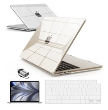 Compatible with For Macbook Air 13.6" M4 A3240 M3 A3113 M2 A2681 Crystal Clear