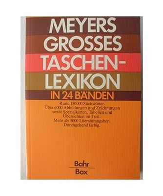 Meyers grosses Taschenlexikon in 24 Bänden, Bd. 03, BAHR-BOX, Werner Digel, Ger