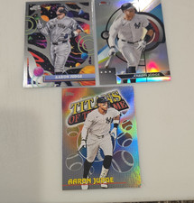 Topps Chrome Finest Titans Yankees 3-Card Lot Aaron Judge Refractor MLB