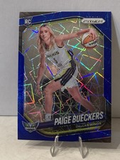 2025-26 WNBA Prizm #147 Paige Bueckers Blue Velocity Variation Rookie RC Wings