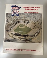 Minnesota Twins — 1987 Spring Yesteryear Book / Program