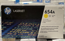 Original HP 654A CF332A Yellow Toner Cartridge