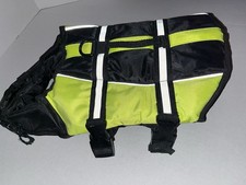 Yellow Black Doggy Life Jacket Flotation Vest Size Small Dog Life Vest Jacket