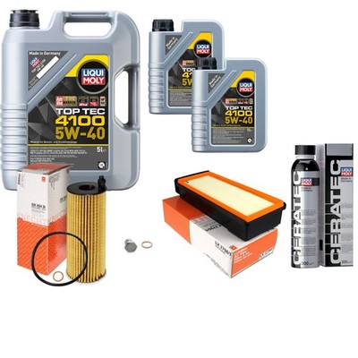 MAHLE Inspektionspaket 7L Liqui Moly Top Tec 4100 5W-40 für BMW X3 xDrive30d