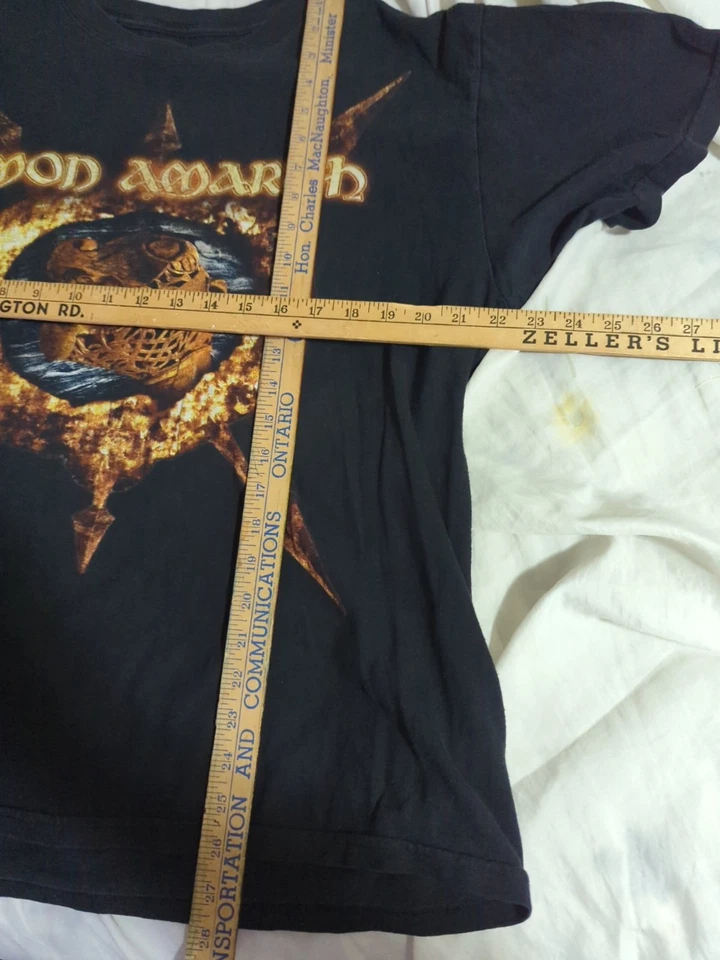 Vintage CYGNUS Amon Amarth Across The Atlantic Tour 2003 T Shirt 2000s SZ XL S15 - Image 3 of 3