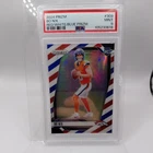 2024 PANINI PRIZM RED/WHITE/BLUE PRIZM #309 BO NIX ROOKIE RC PSA 9