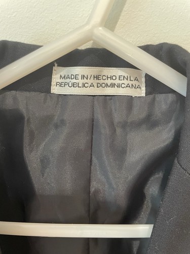 Geoffrey Beene Boys One Button Navy Sport Coat Blazer Jacket 8 Reg - Picture 7 of 8