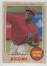 2017 Topps Heritage Minor League Edition First Name Omission Franklyn Kilome 1b3