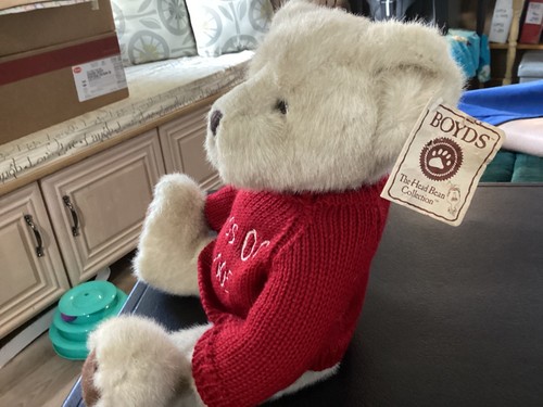 Boyd's Bear 15" Tall Plush Bear w/Red Class of 2005 Sweater - Picture 5 of 13