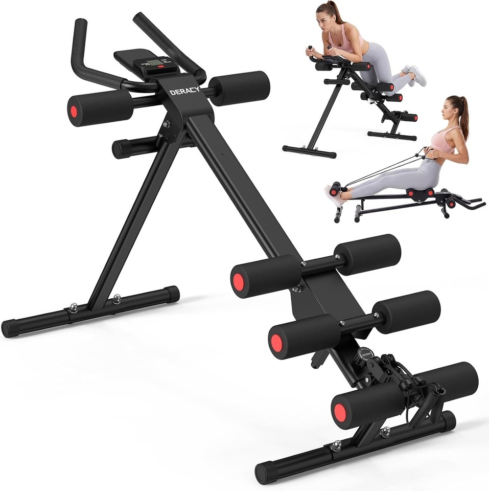 Core Abs Exercises Ab Workout Machine Adjustable Ab Trainer Abdominal Trainer for Home Gym ...