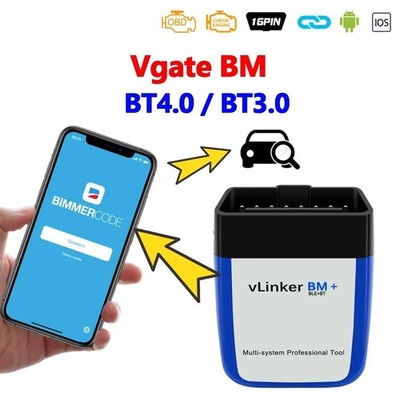 Vgate vLinker BM+ BM V2.2 OBD2 Auto-Diagnosegerät Bluetooth 4.0 Auto-Scanner 