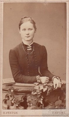 Photography K. Festge, Erfurt - Portrait Young Woman on Balcony with... Photography