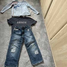 Boys Jeans Bundle Age 6 Next Denim jeans diesel t shirt and French connection 