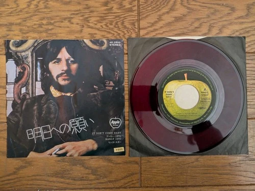 RINGO STARR It Don't Come Easy 1971 Japan 7" RED WAX Apple AR-2800 The Beatles