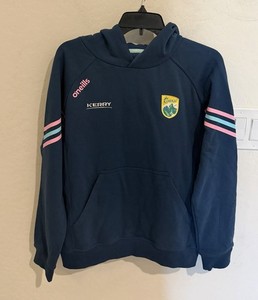 O'Neills Kerry GAA Weston Fleece Hoodie Youth size YL 13 Large Blue