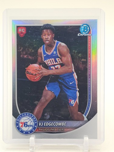 VJ EDGECOMBE 2025-26 BOWMAN CHROME REFRACTOR ROOKIE RED VARIATION #BRR-3 Q3562