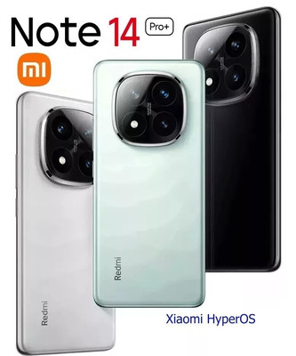 Xiaomi Redmi Note 14 Pro+ 5G SmartPhone256/512GB 6.67''6200mAh NFC IP69 NewSealed