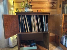 Victrola 6-in-1 Bluetooth, 3-Speed Turntable, CD, Cassette & Record Player Stand