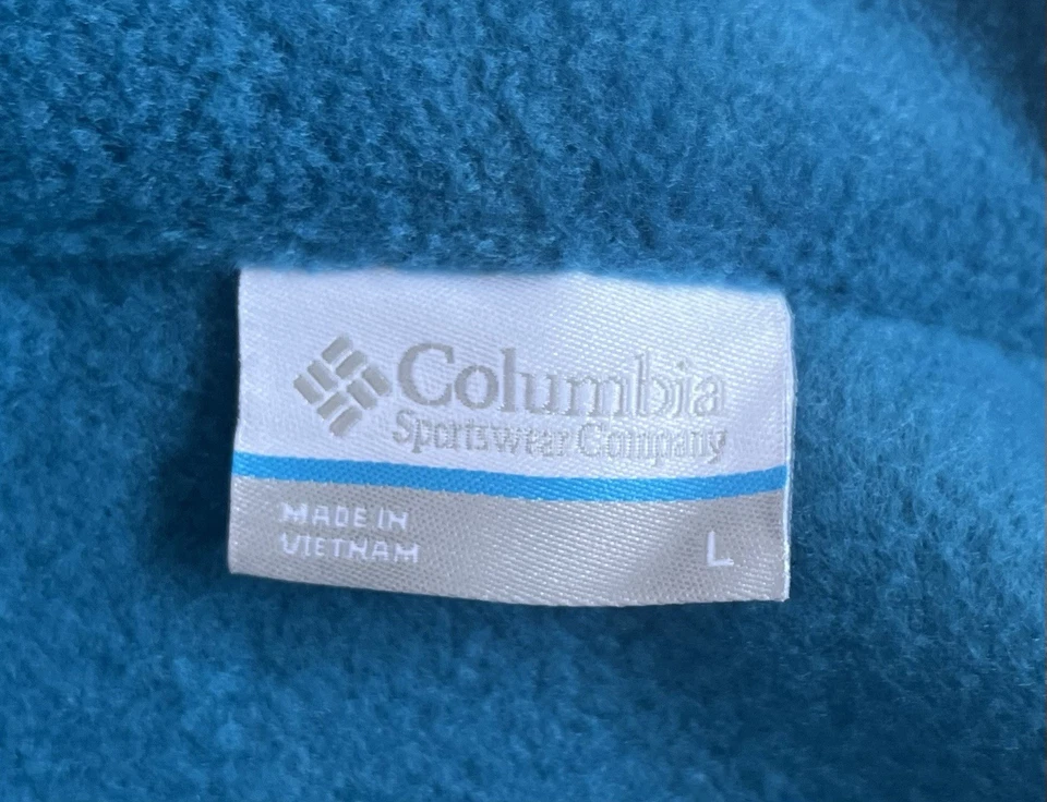 Chaleco polar Columbia talla L para mujer azul poliéster bolsillos con cremallera exterior nuevo con etiquetas Foto 3 de 4