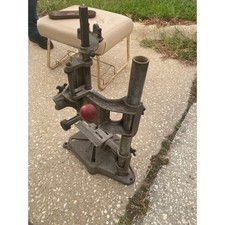 Vintage Cast Iron Drill Press Stand Industrial Heavy Duty Workshop Tool Base