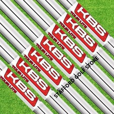 New KBS Tour Lite Steel Iron Shafts .355 Taper Tip 95g - R Flex 4-PW Set of 7