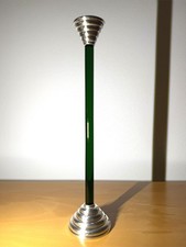 Carlo Masini Florenz Italian 925 Sterling gr&uuml;nes Glas 30cm Kerzenleuchter (216)
