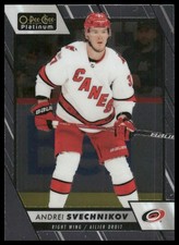 2023-24 O-Pee-Chee Platinum #35 Andrei Svechnikov Carolina Hurricanes