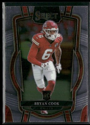 2022 Panini Select Bryan Cook RC #252 Kansas City Chiefs