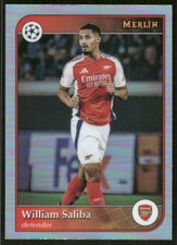 2024-25 Merlin UEFA Club Competitions #12 William Saliba Refractor