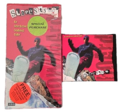 SlopeStyle (3DO) - In Long Box! RARE  3D0 slope style Great Shape In Shrink Wrap