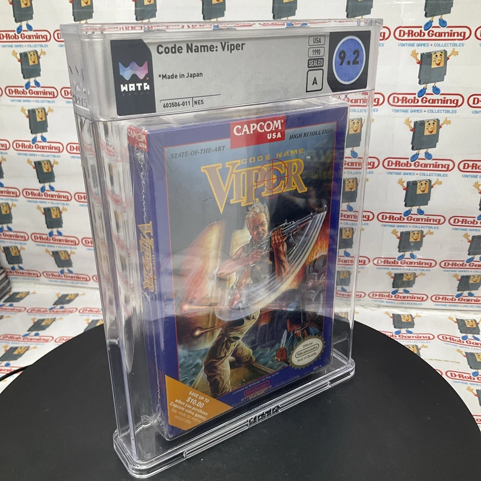 Code Name Viper CAPCOM Super New Sealed VGA WATA CGC Gamecube NES SNES Contra - Image 2 of 4